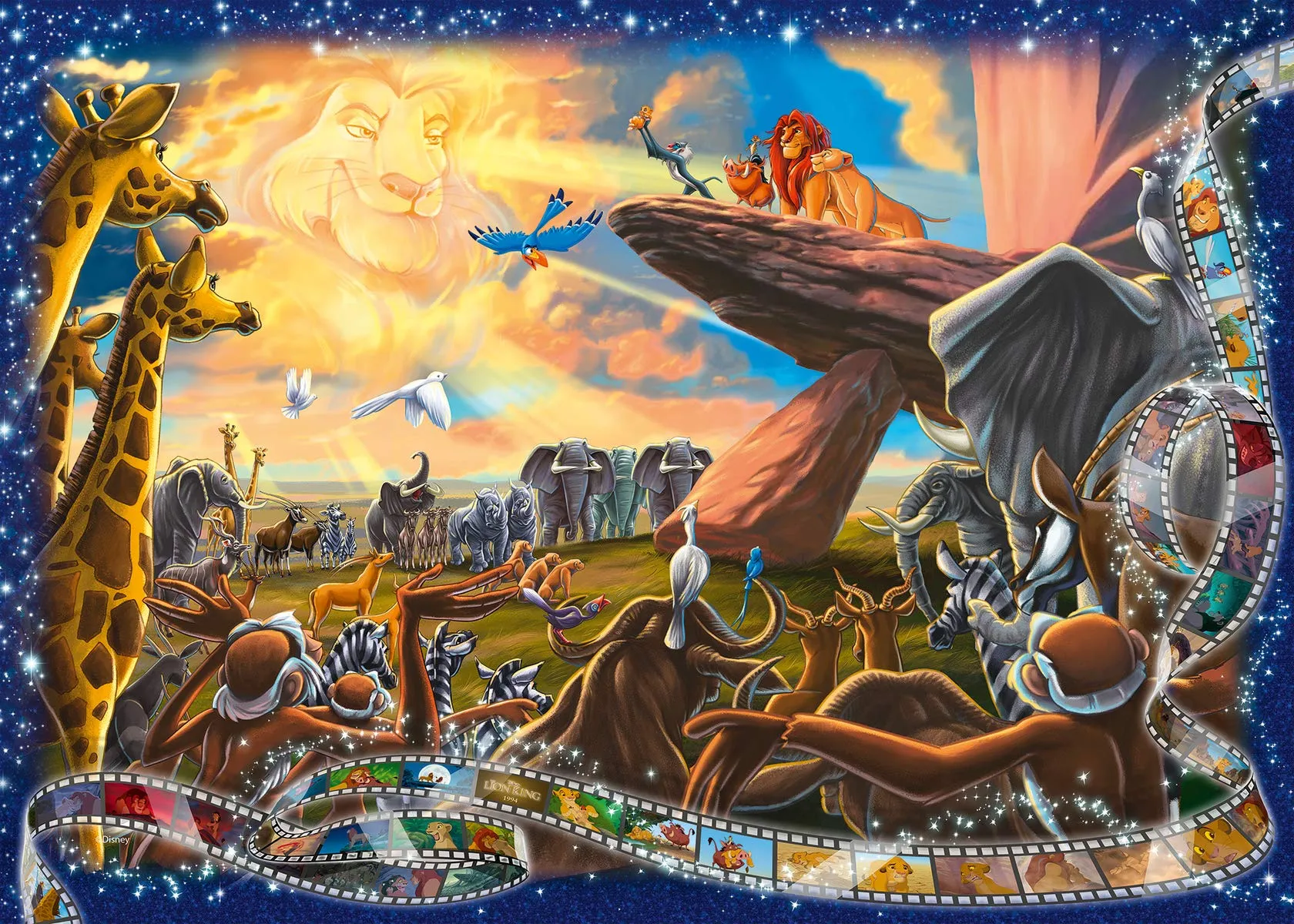 1000 pc Puzzle - Disney Collector's Ed - 1994 The Lion King