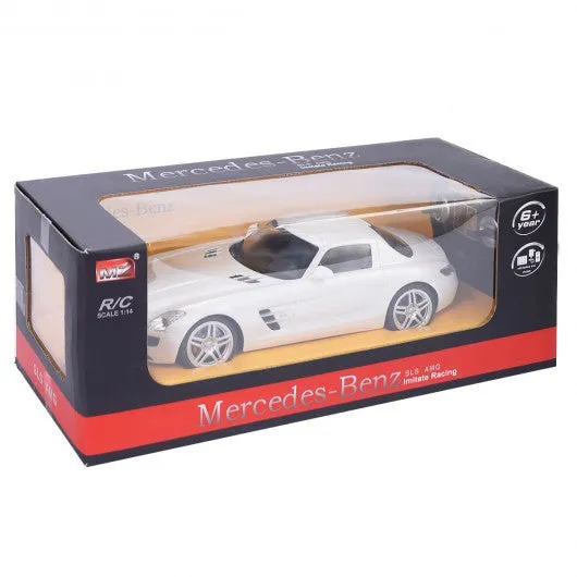 1/14 Scale Licensed Mercedes Benz SLS AMG Radio Remote Control RC Car-White