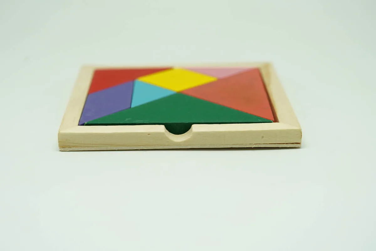 12cm Wooden Tangram