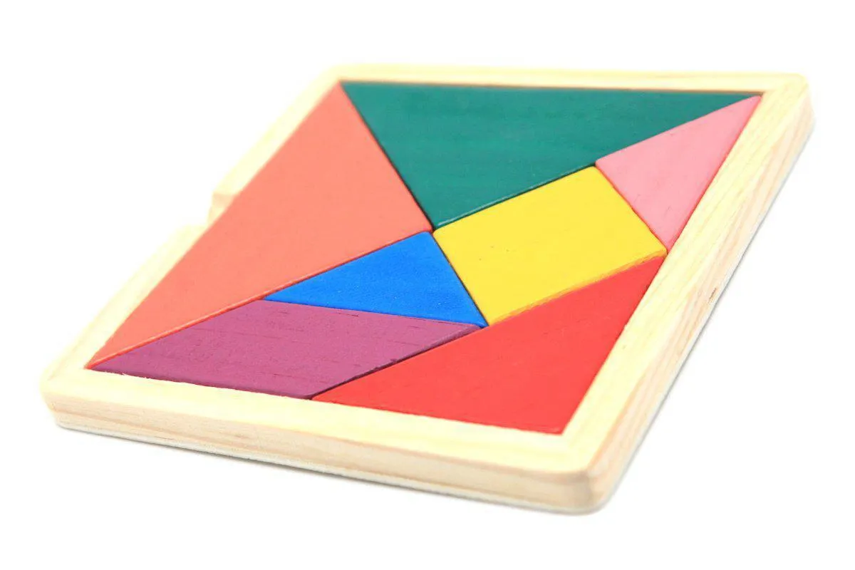 12cm Wooden Tangram