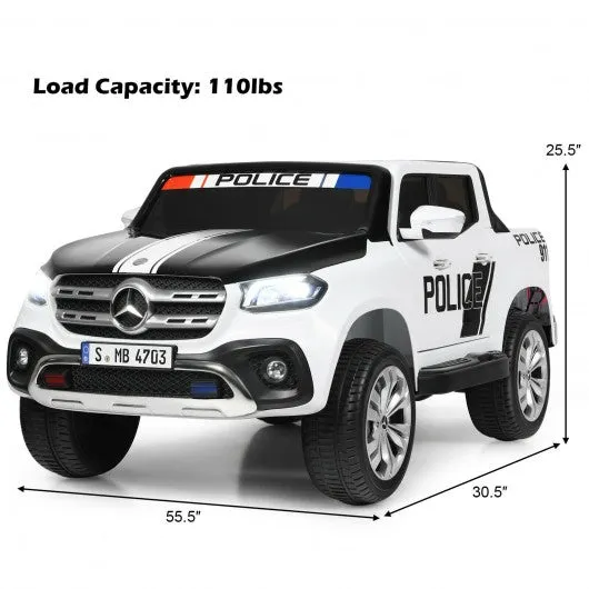 12V 2-Seater Kids Ride On Car Licensed Mercedes Benz X Class RC with Trunk