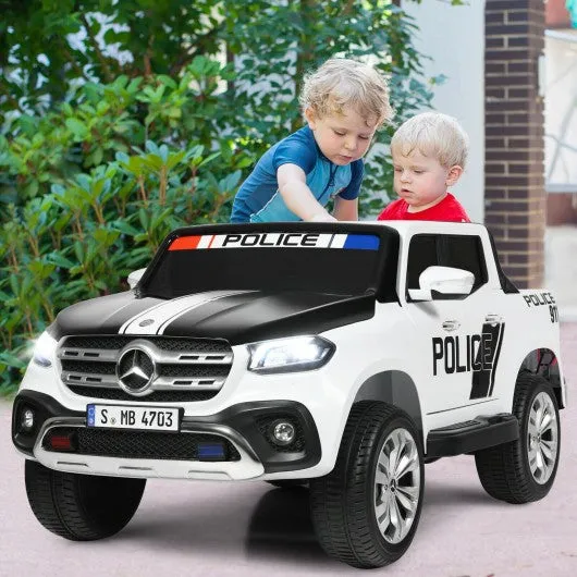 12V 2-Seater Kids Ride On Car Licensed Mercedes Benz X Class RC with Trunk