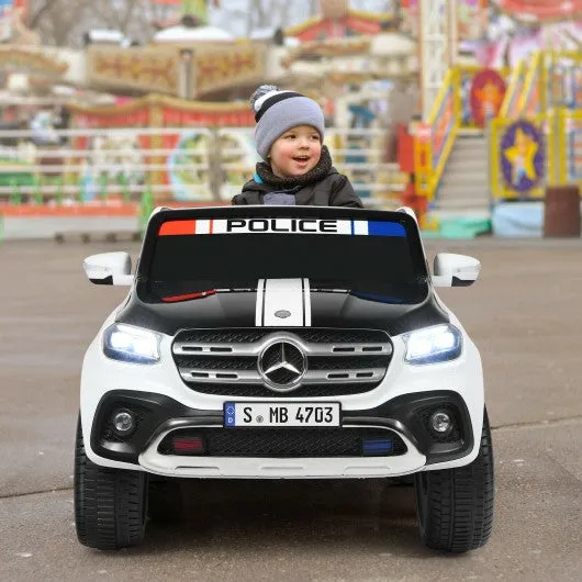 12V 2-Seater Kids Ride On Car Licensed Mercedes Benz X Class RC with Trunk