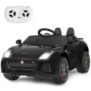 12V Jaguar F-Type SVR Licensed Kids Ride On Car-Black