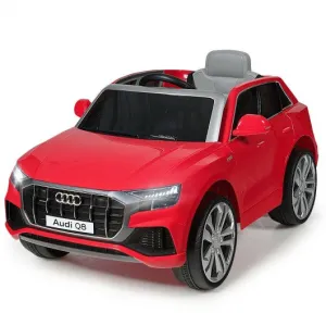 12V Licensed AudiQ8 Kids Ride On Car-Red