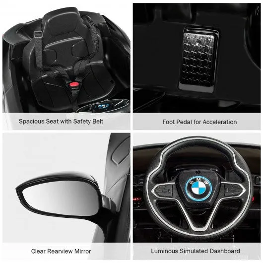 12V Licensed BMW I8 Kids Ride On Car-Black