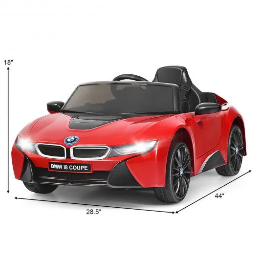 12V Licensed BMW I8 Kids Ride On Car-Red