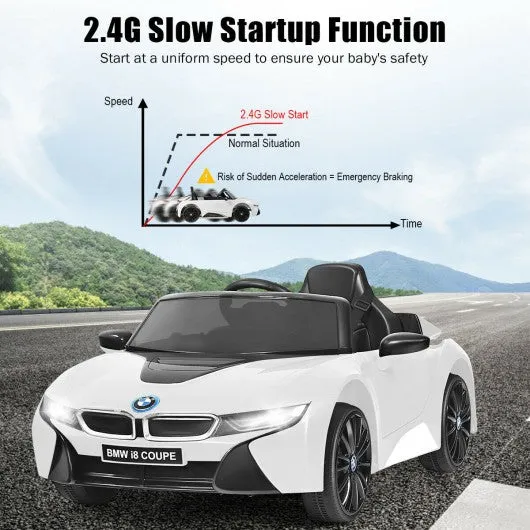 12V Licensed BMW I8 Kids Ride On Car-White