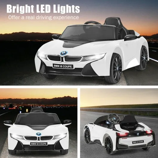 12V Licensed BMW I8 Kids Ride On Car-White