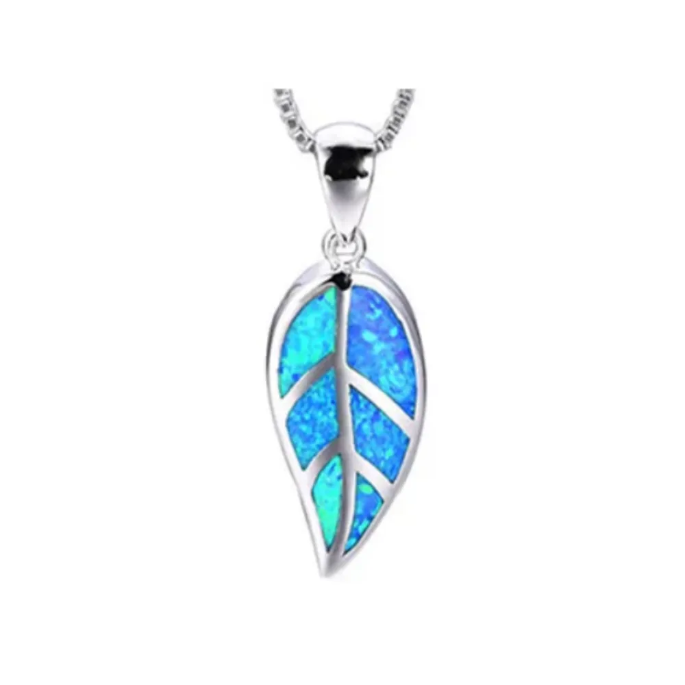 14K White Gold Plated Deep Blue Sea Turtle Animal Frog Crab Cat Heart Opal Blue Enamel Cz Pendant Necklace for Woman Special Occasion Birthdays Holidays