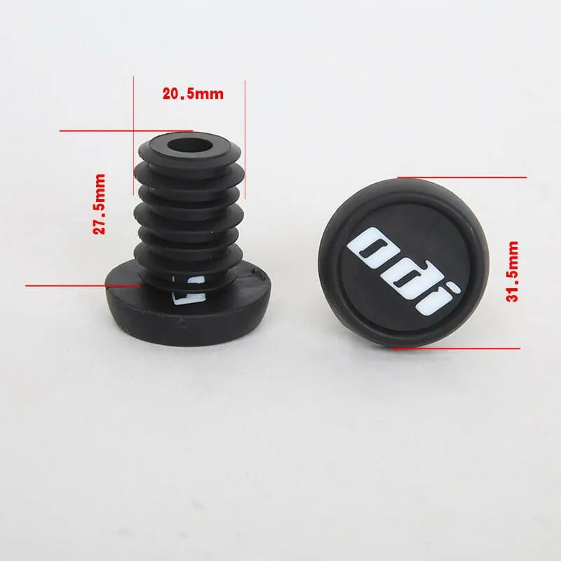 2 Pcs Odi Mountain Bicycle Parts Grip Anti-slip Firm Handlebar Caps Manopole Mtb Bike Bar Ends Plugs For Bmx Dh Fr Balance Car