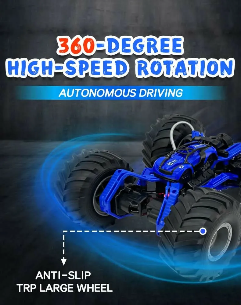 2.4G Remote Control Stunt Car with water smoke (Blue)