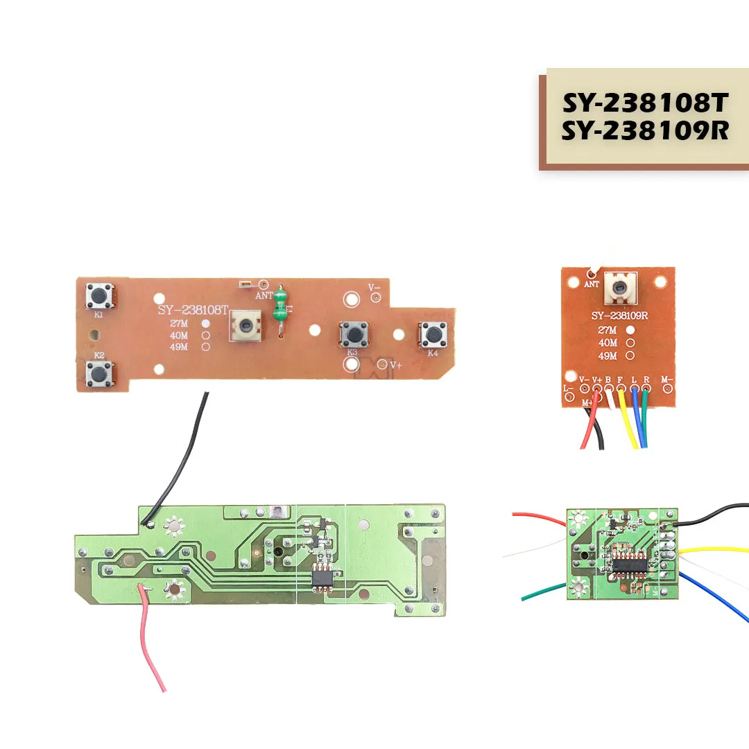 4CH RC Remote Control Wireless Transmitter and Receiver Circuit Board