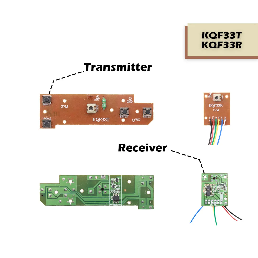 4CH RC Remote Control Wireless Transmitter and Receiver Circuit Board