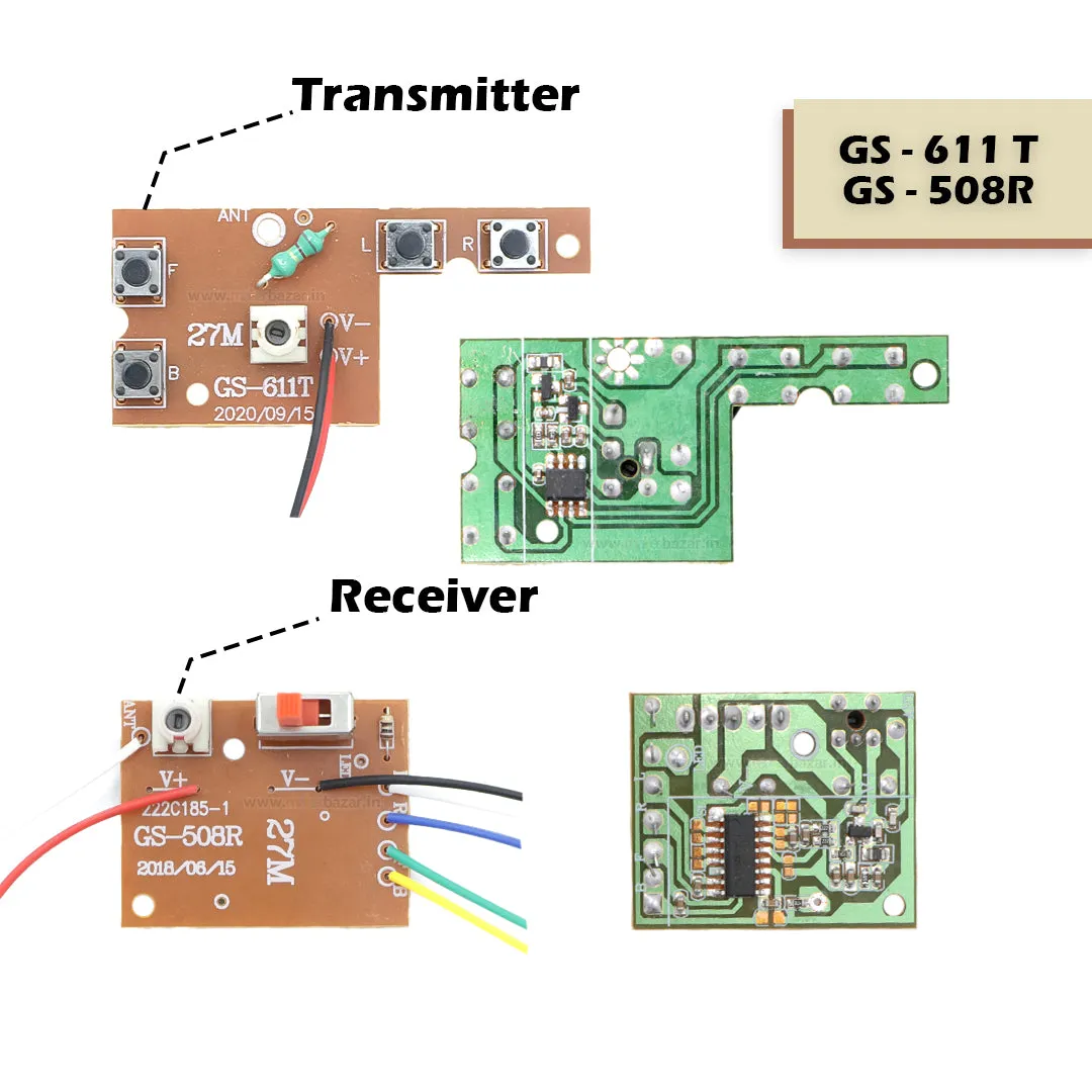 4CH RC Remote Control Wireless Transmitter and Receiver Circuit Board