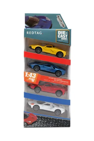 Assorted Die Cast Car Set (4 Piece)