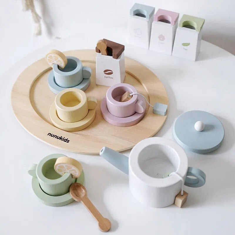 Children's High-Tea Wooden Play Set