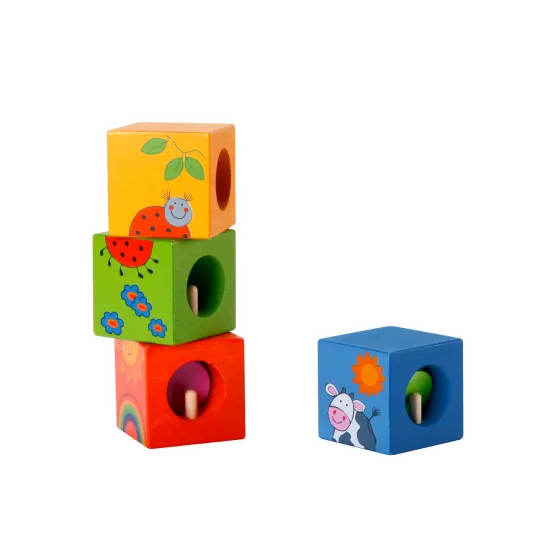 Classic World Discovery Cubes with Animal Puzzle