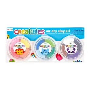 Creatibles DIY Air Dry Clay Kit- Set of 12