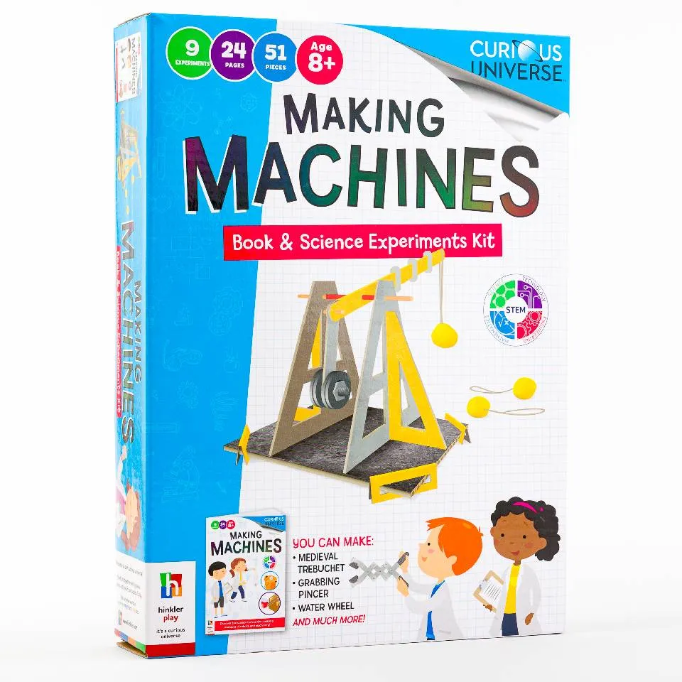 Curious Universe Book & Science Experiment Kit: Making Machines