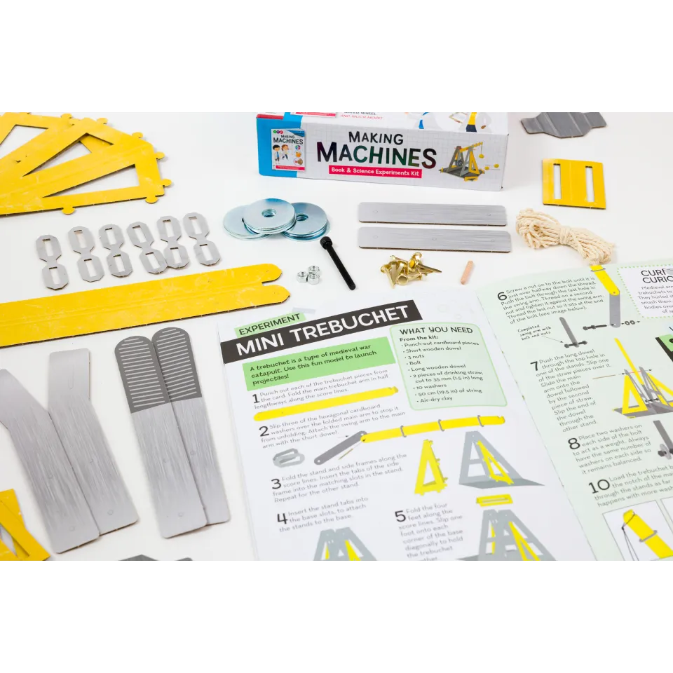 Curious Universe Book & Science Experiment Kit: Making Machines