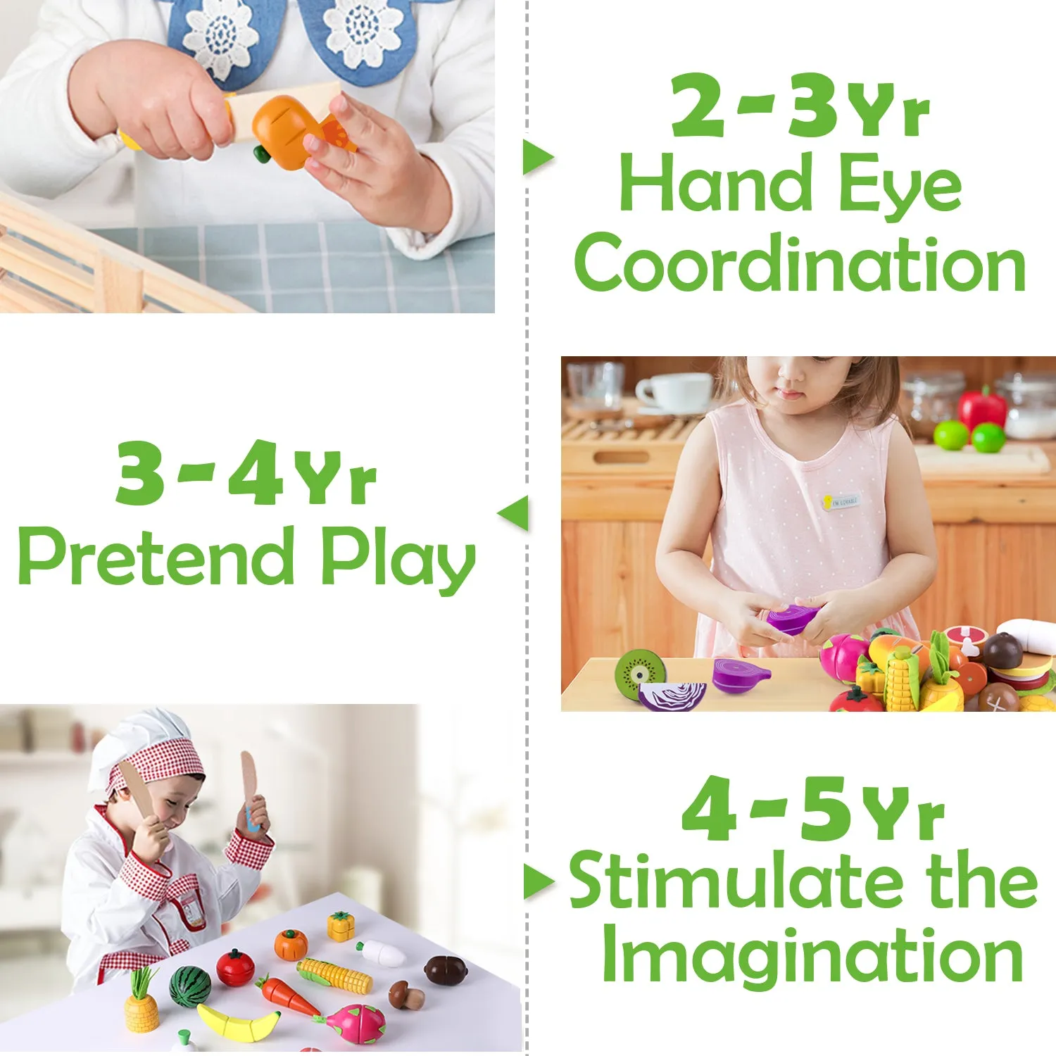 Cutting & Cooking Toy Pretend Play Kitchen Set Toy