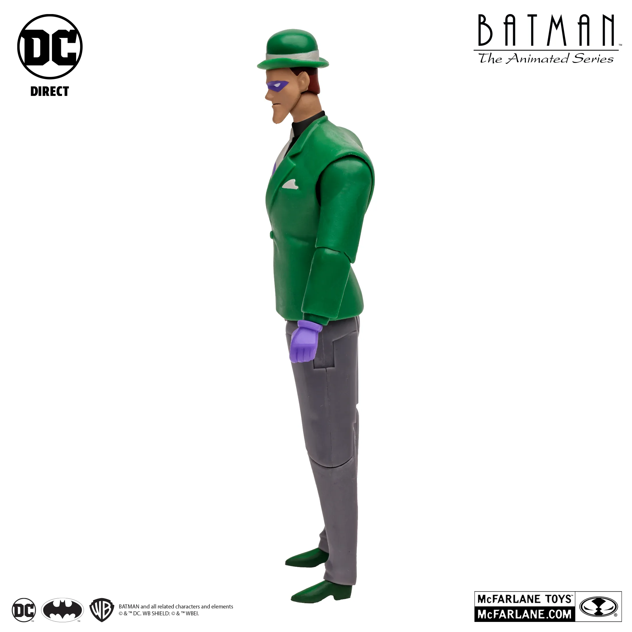 DC Comics Batman The Animated Series: The Riddler (Lock-Up BAF) 7" Inch Scale Action Figure - McFarlane Toys (Target Exclusive)