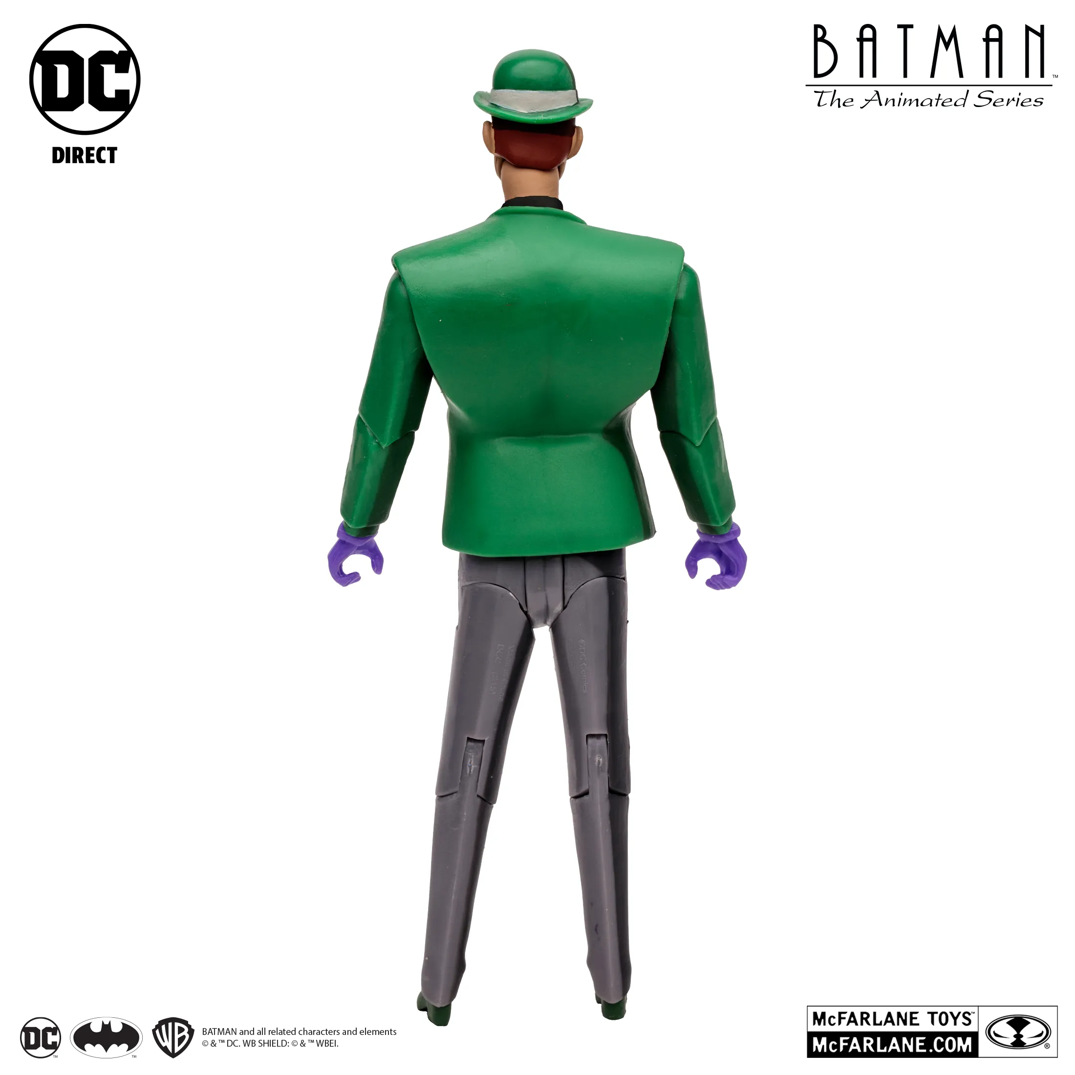 DC Comics Batman The Animated Series: The Riddler (Lock-Up BAF) 7" Inch Scale Action Figure - McFarlane Toys (Target Exclusive)