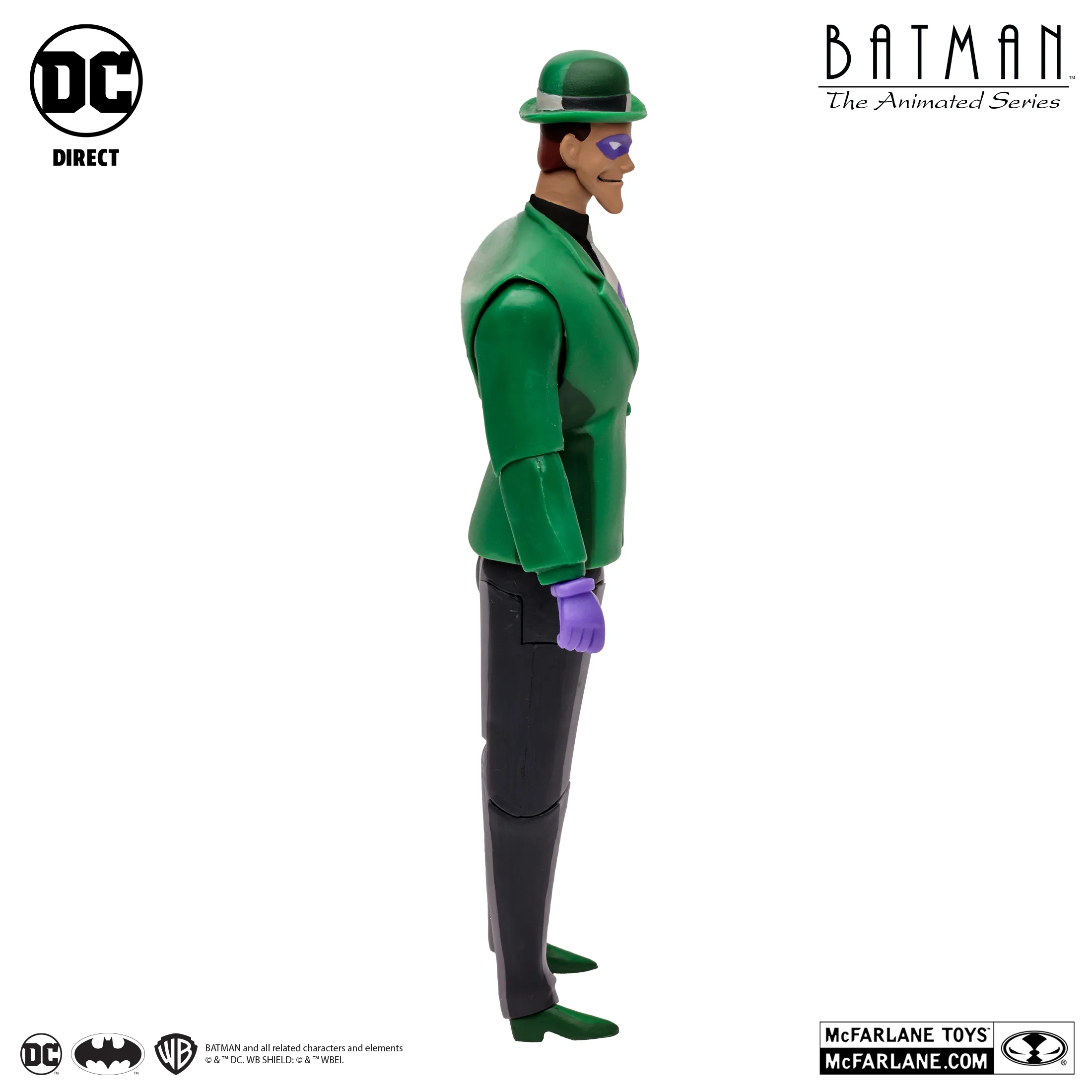 DC Comics Batman The Animated Series: The Riddler (Lock-Up BAF) 7" Inch Scale Action Figure - McFarlane Toys (Target Exclusive)