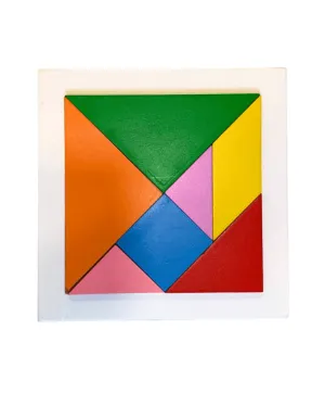 Earthytweens 7 Pieces Wooden Tangram Puzzle