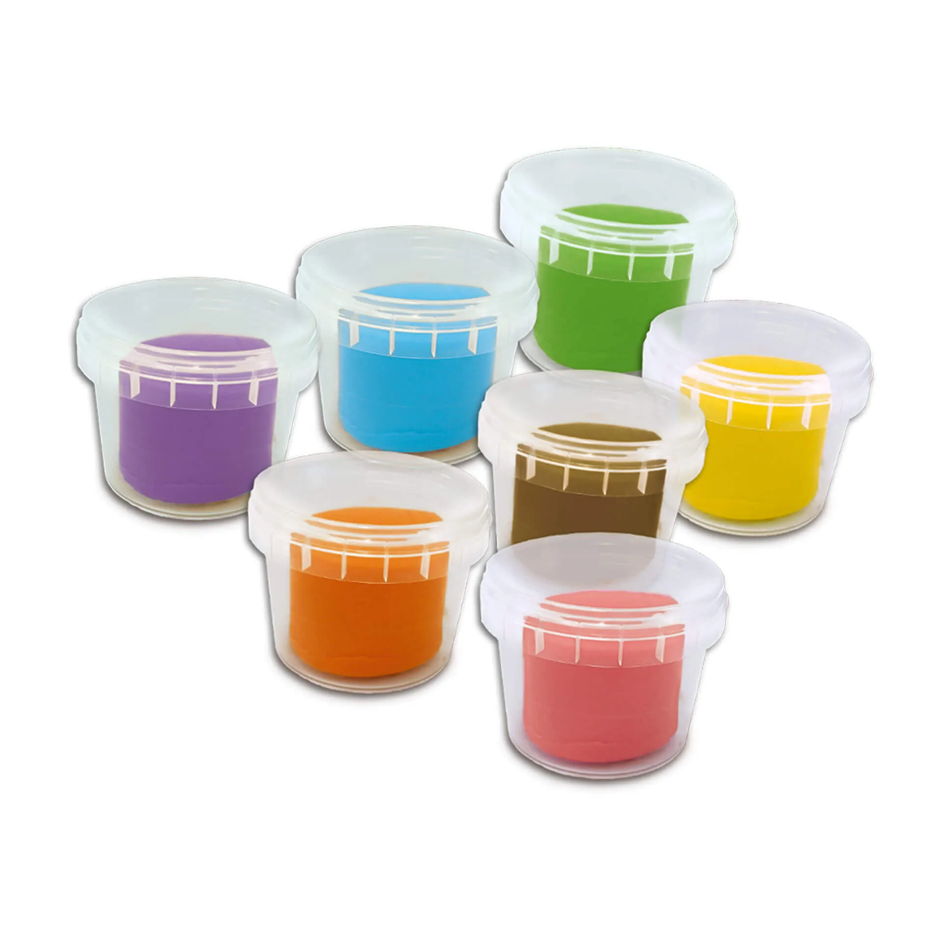 Eco play dough mega set (7 x 90g  with tools)