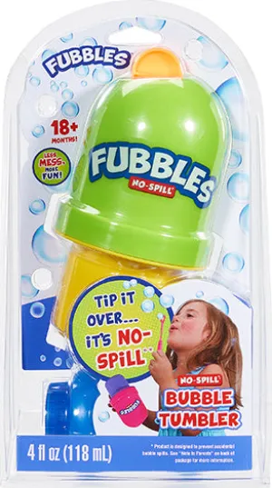 Fubbles No Spill Bubble Tumbler (assorted colors)