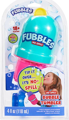 Fubbles No Spill Bubble Tumbler (assorted colors)