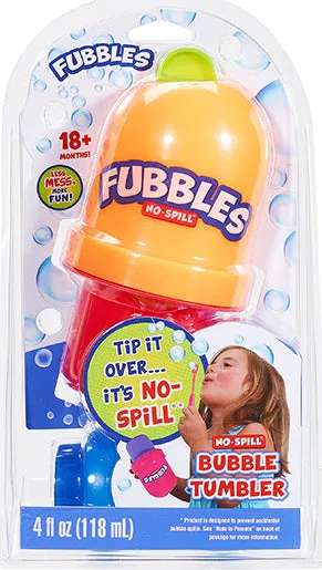 Fubbles No Spill Bubble Tumbler (assorted colors)