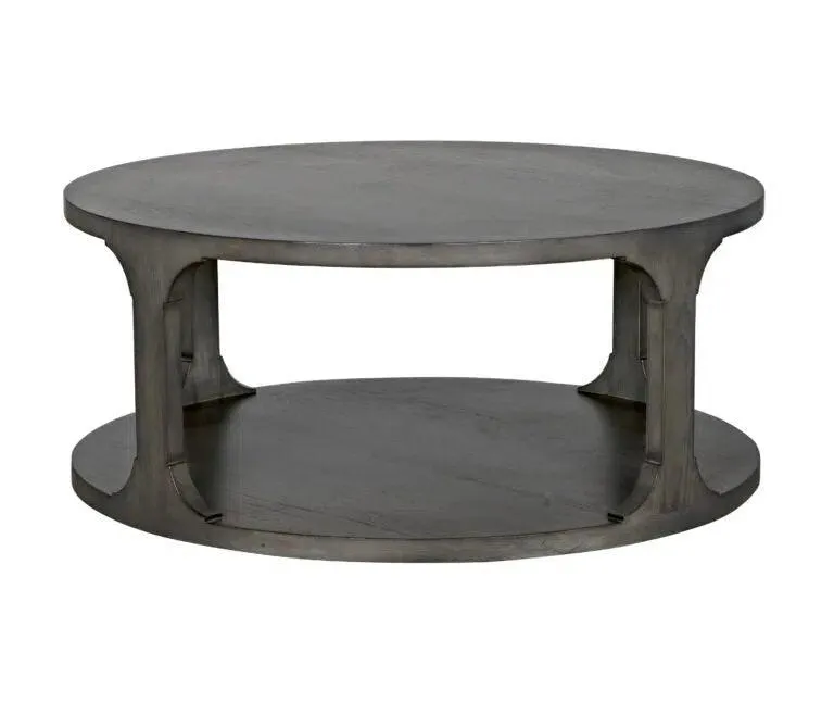 Gimso Oak Wooden Round Coffee Table