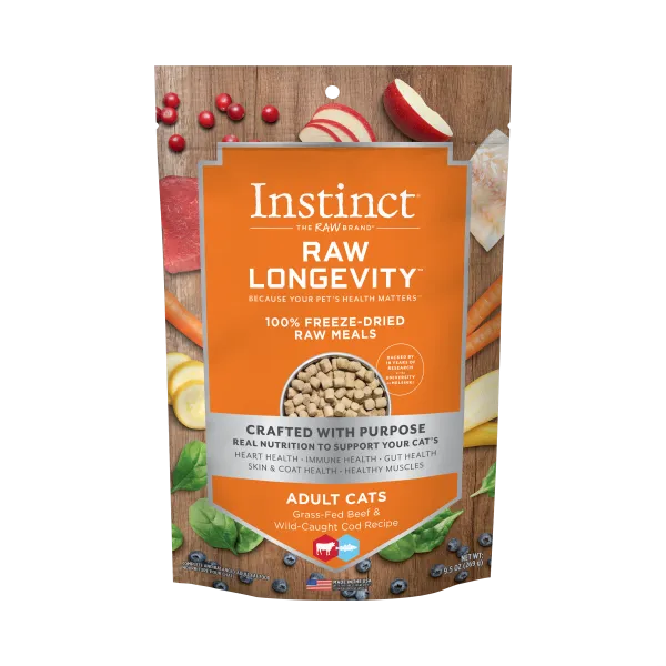 Instinct Cat Raw Longevity Beef & Cod 9.5oz