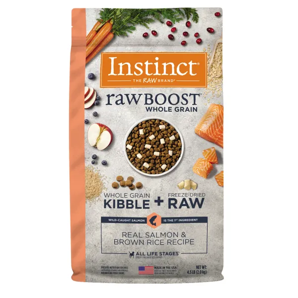 Instinct Dog Raw Boost With Grain Salmon & Brown Rice