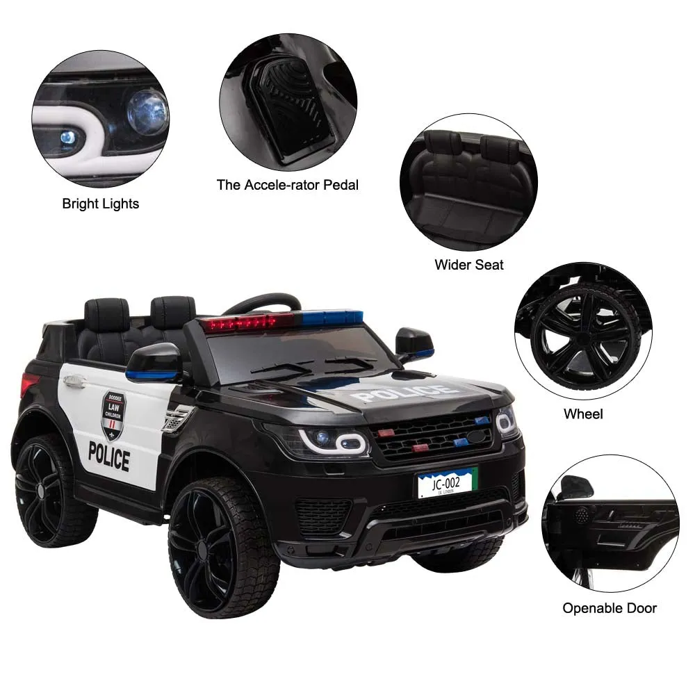 Kids Police Ride On with Remote 12V