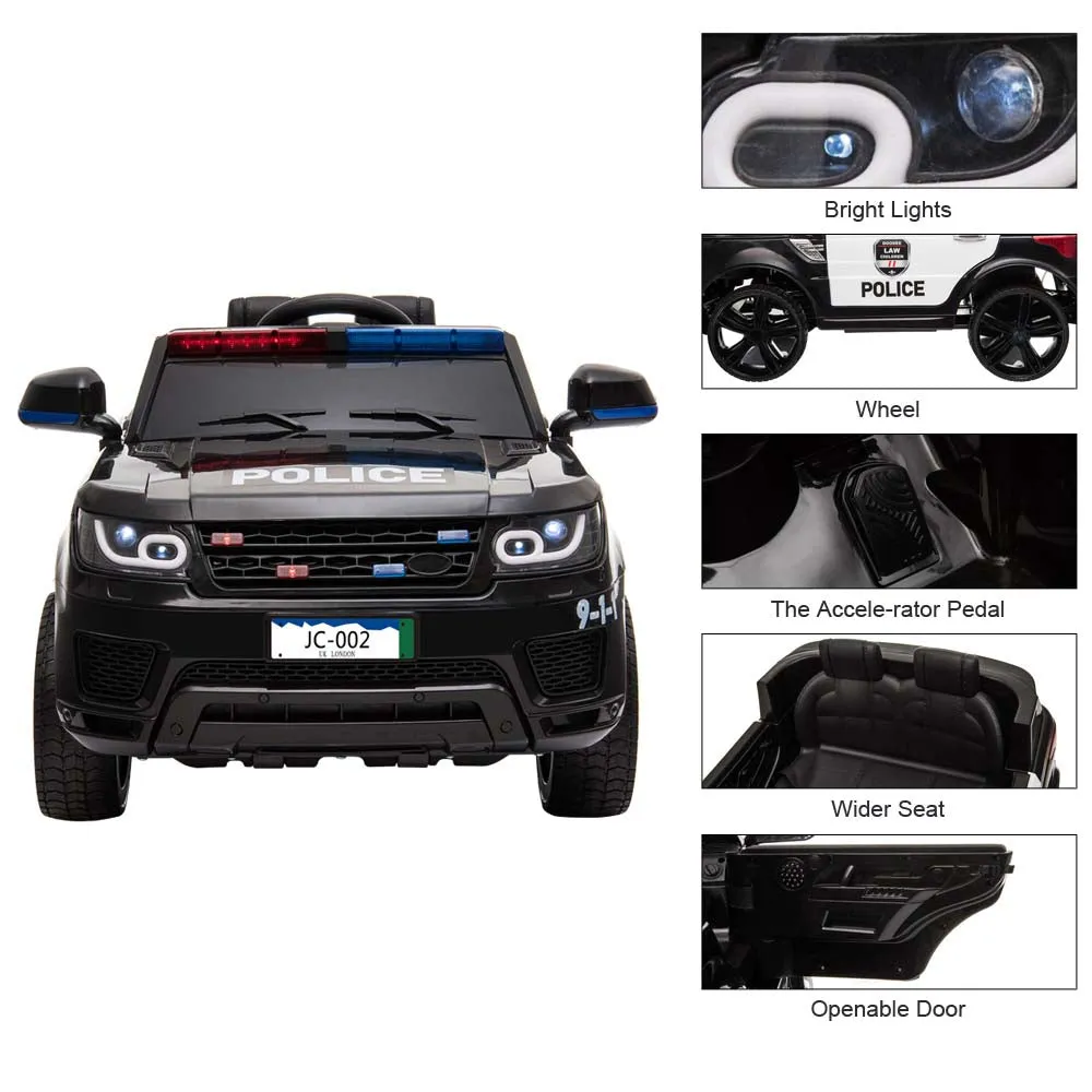 Kids Police Ride On with Remote 12V