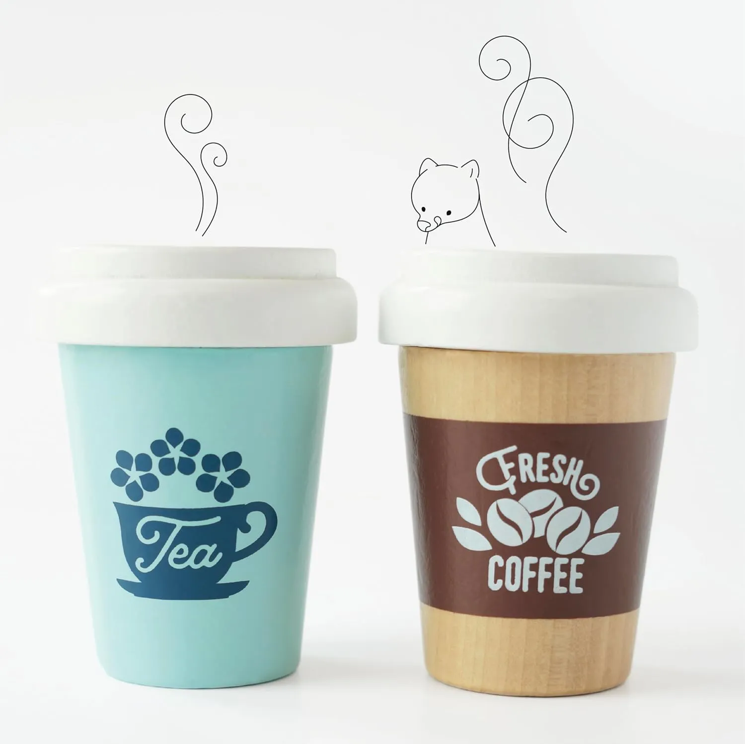 Le Toy Van TV337 Eco Cups Tea & Coffee