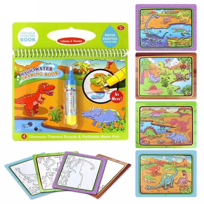 Magic Fun - Water Coloring Book (2 pcs set)