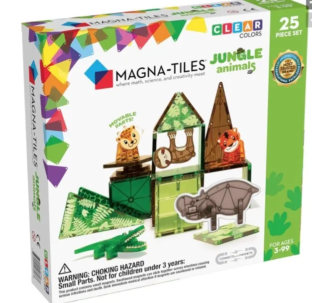 Magna-Tiles® Jungle Animals 25 Piece Set