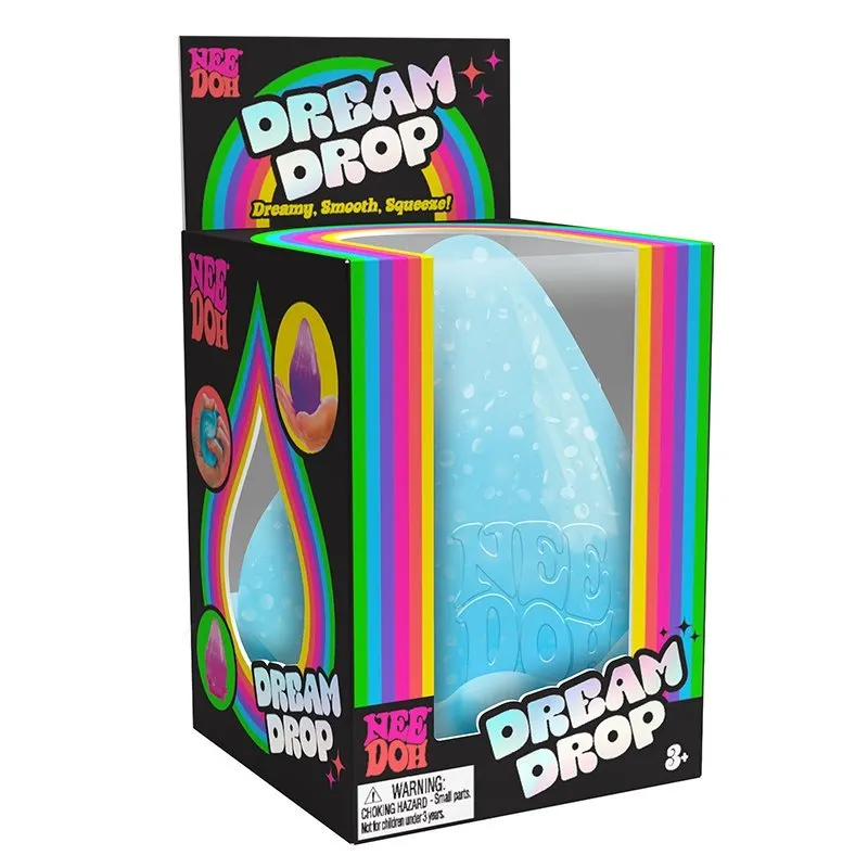 Nee Doh Dream Drop 2.5 Inch Squish Ball Fidget Toy - CHOOSE YOUR COLOR!