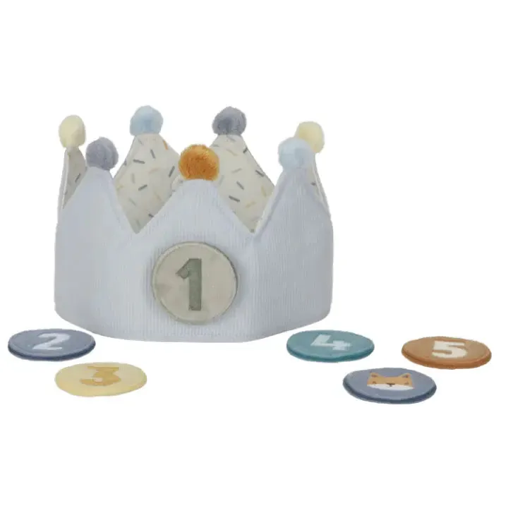 Play Kitchen, Tea Set and Crown Bundle - Blue