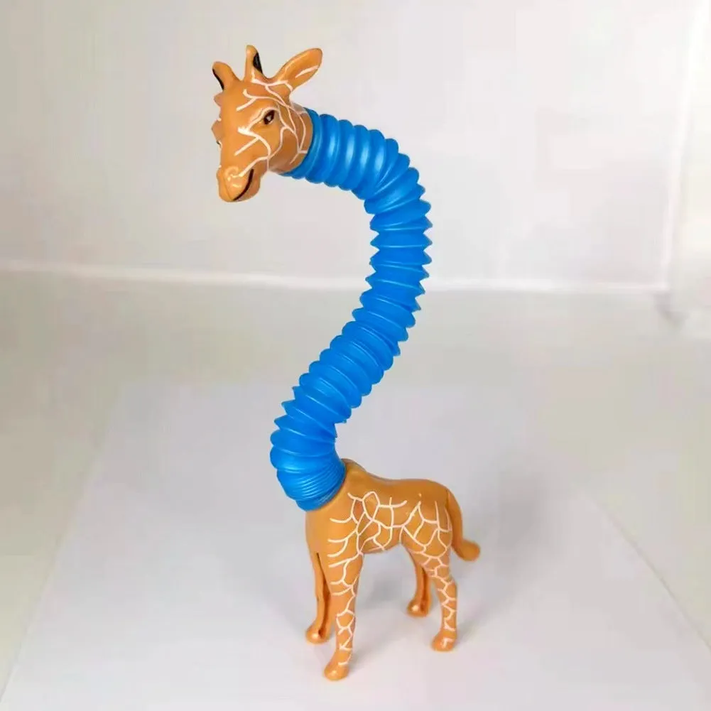 Pop Tube Stretchable Giraffe Decompression Toy for Children, TO0051