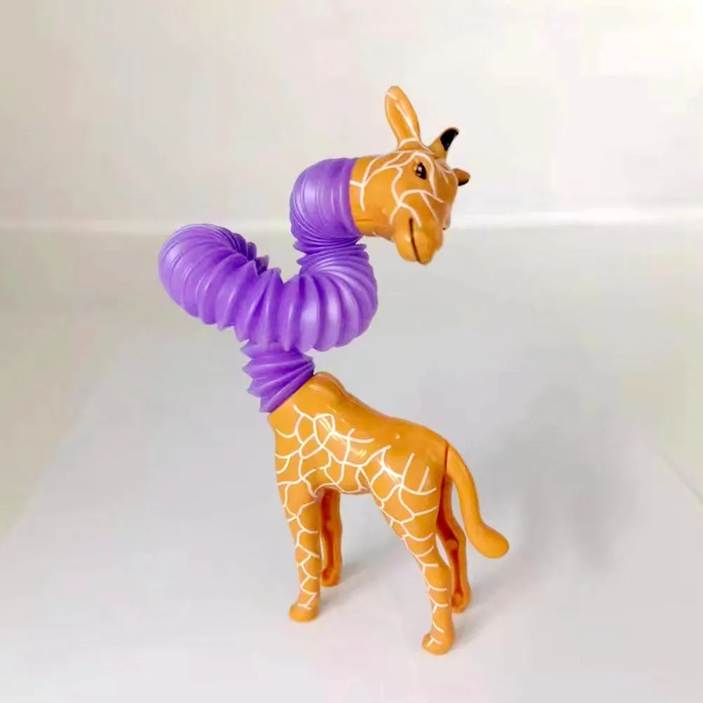 Pop Tube Stretchable Giraffe Decompression Toy for Children, TO0051