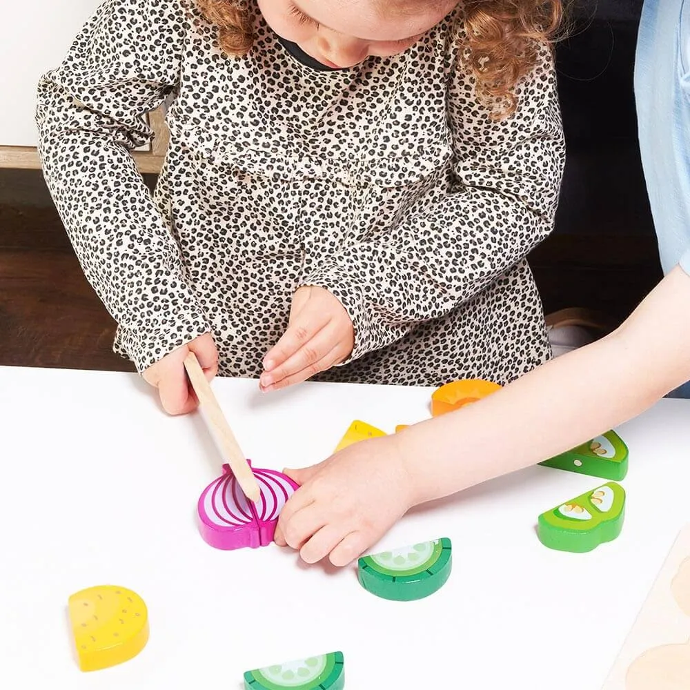 Pretend Vegetable Board - Wooden Play Food