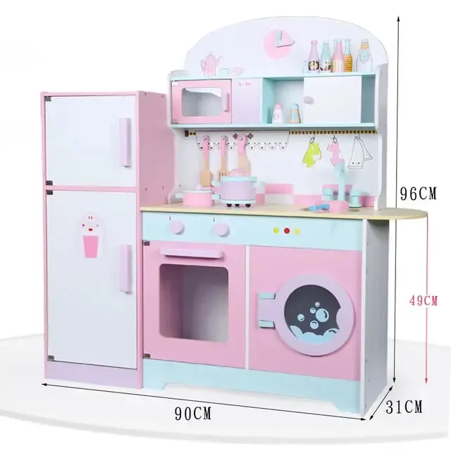 Refrigerator Combination Kitchen Pink