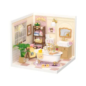 Rolife Pop Bubble Bathroom Plastic DIY Miniature House DW014B