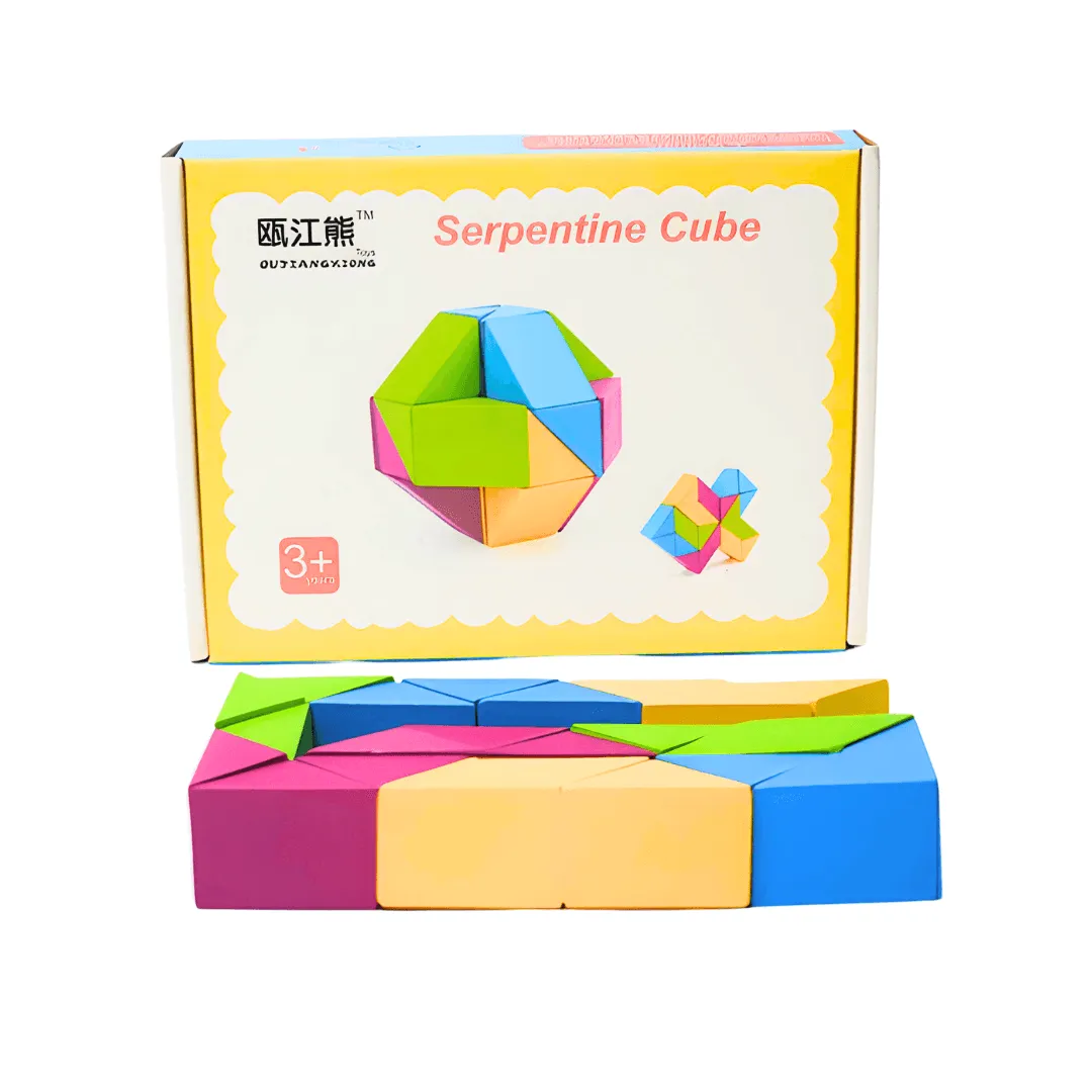 Serpentine Cube Challenge For Kids & Adults